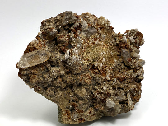 Rock crystal, calcite, Kruml, Rauris, Salzburg, Austria