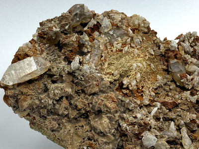 Rock Crystal, Calcite, Kruml, Rauris, Salzburg, Austria