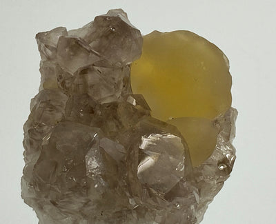 Fluorit, Rauchquarz, Thekadi, Madhya Pradesh, Indien